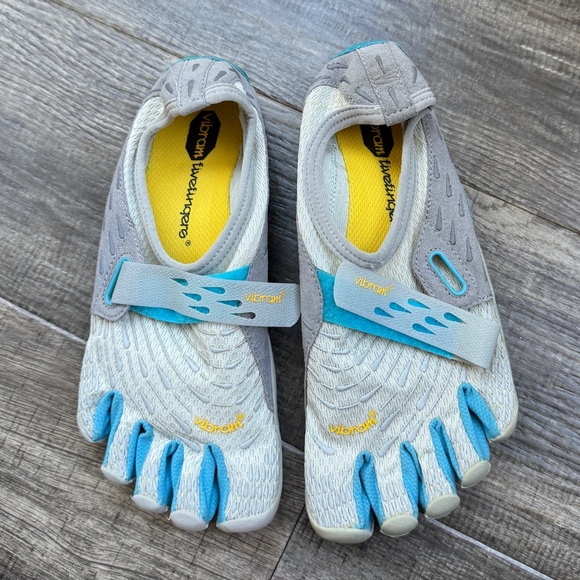 Vibram Shoes - Vibram Fivefingers SEEYA Trail Running Shoes Blue Gray EU37 Womens US Size 7